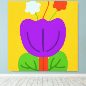 Levendige tonen canvas afdruk (Insitu (Houten vloer))