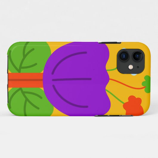 Levendige tonen Case-Mate iPhone case (Achterkant (horizontaal))