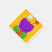 Levendige tonen servet (Hoek)