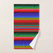 Levendige traditionele Mexicaanse tapebandstripes Bad Handdoek (Handdoek)