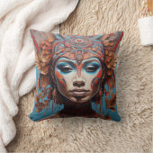 Levendige Tribal Fusion Art Kussen (Deken)