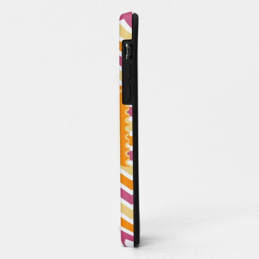 Levendige Tribal ZigZag Case-Mate iPhone Case (Achterkant/links)