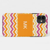 Levendige Tribal ZigZag Case-Mate iPhone Case (Achterkant (horizontaal))