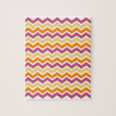 Levendige Tribal ZigZag Legpuzzel (Verticaal)