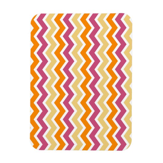 Levendige Tribal ZigZag Magneet (Verticaal)