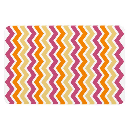 Levendige Tribal ZigZag Magneet (Horizontaal)