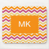 Levendige Tribal ZigZag Muismat (Voorkant)