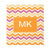 Levendige Tribal ZigZag Notitieblok (Voorkant)