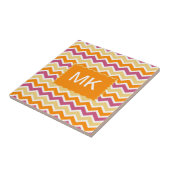 Levendige Tribal ZigZag Tegeltje (Zijkant)