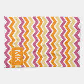 Levendige Tribal ZigZag Theedoek (Horizontaal)