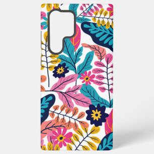 Levendige Tropische Bladeren en Exotische Botanisc Samsung Galaxy Hoesje
