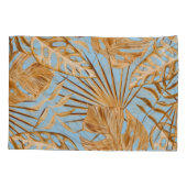 Levendige tropische bloemen: kleurrijk naadloos. kussensloop (Achterkant)