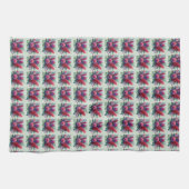 Levendige tropische gember Planten keukenhanddoek (Horizontaal)