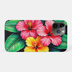 Levendige Tropische Hibiscus Kunst Case-Mate iPhone Case