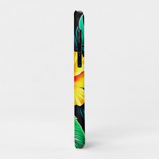 Levendige Tropische Hibiscus Kunst Case-Mate iPhone Case (Achterkant/links)
