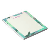 Levendige tropische Oerwouden bladeren - Notitiebl Notitieblok (Schuin)