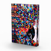 Levendige Tropische Vogel Wand Kunst in Expression Fotoblokken (Rechts)