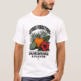 Levendige tropische vruchten Mannen Basic T-Shirt