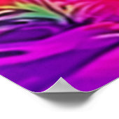 Levendige tropische zonnebank poster (Hoek)