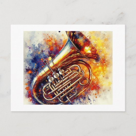 Levendige Tuba, Briefkaart (Voorkant)
