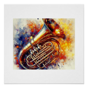 Levendige Tuba, Perfect Poster