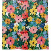 Levendige Tuin Douchegordijn (Voorkant)