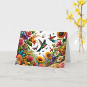 Levendige tuin kaart (Gele Bloem)