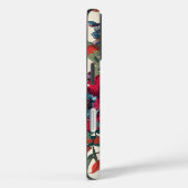 Levendige tuin monogram kleurrijke  bloemen Case-Mate iPhone case (Achterkant / Rechts)