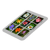 Levendige tuinbloemen magneet (Linkerzijde)