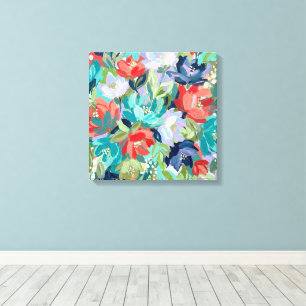 Levendige Tuinsymfonie Canvas Afdruk