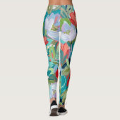 Levendige Tuinsymfonie Leggings (Achterkant)