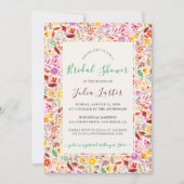 Levendige Tulip Summer Flowers Vrijgezellenfeest Kaart (Voorkant)