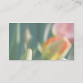 Levendige tulpen Visitekaartjes (Achterkant)
