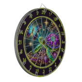 Levendige Turtle Butterfly Lodge Muurdecoratie Dartbord (Voorkant Links)