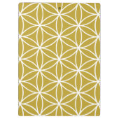 Levendige (tweerichtings) grote PTN White en Gold  Klembord (Achterkant)