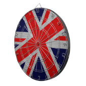 Levendige uniale aansluiting op afdruk van koolsto dartbord (Voorkant Rechts)