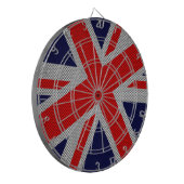 Levendige uniale aansluiting op afdruk van koolsto dartbord (Voorkant Links)