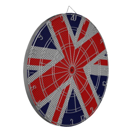 Levendige uniale aansluiting op afdruk van koolsto dartbord (Voorkant Links)