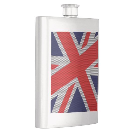 Levendige uniale aansluiting op afdruk van koolsto heupfles (Rechts)