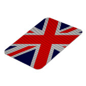 Levendige uniale aansluiting op afdruk van koolsto magneet (Linkerzijde)