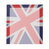 Levendige uniale aansluiting op afdruk van koolsto notitieblok (Voorkant)