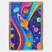 Levendige Universe Art Deken (Voorkant Verticaal)