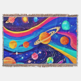 Levendige Universe Art Deken