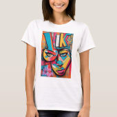 Levendige Urban Graffiti Art T-shirt T-shirt (Voorkant)