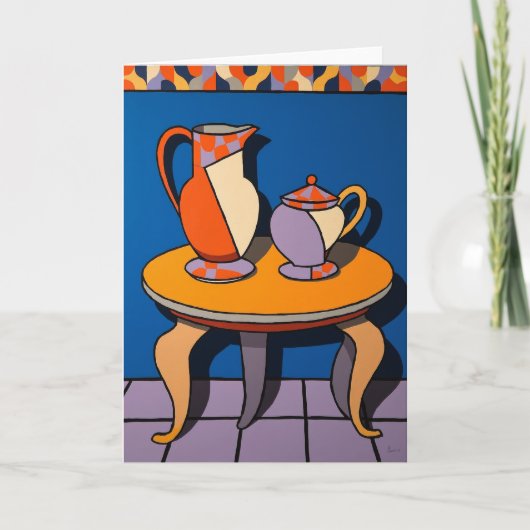Levendige Vaartuigen Vaderdag Kaart (Voorkant)