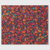 Levendige valbladeren cadeaupapier (Vlak)