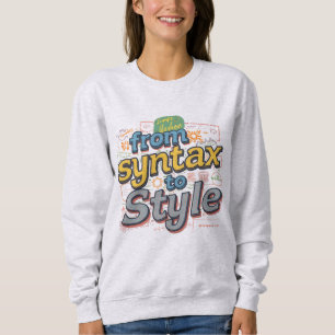 Levendige Van Syntaxis Naar Stijl Creatieve Code T Trui