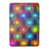 Levendige veelkleurige Abstracte spiraalkunst Badmat (Voorkant Verticaal)