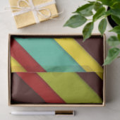 Levendige veelkleurige diagonale strepen helder tissuepapier (Geschenk)