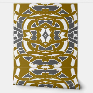 Levendige veelkleurige "Ratti_Creative_Arts" achte Behang